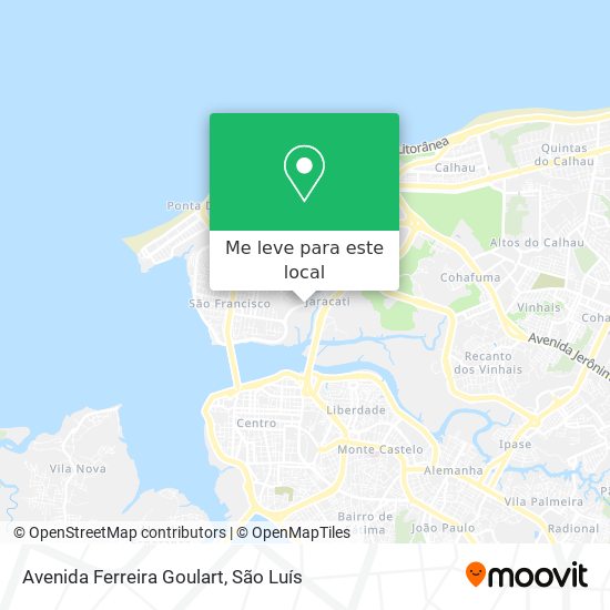 Avenida Ferreira Goulart mapa