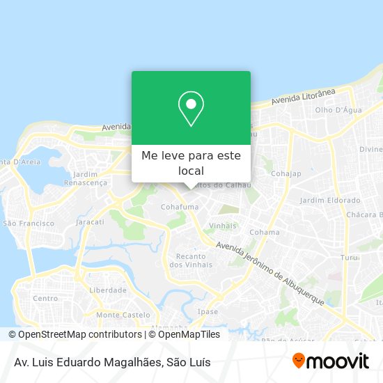 Av. Luis Eduardo Magalhães mapa