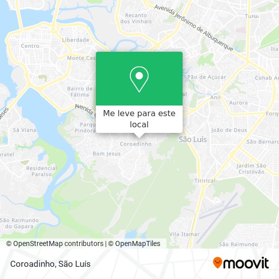Coroadinho mapa
