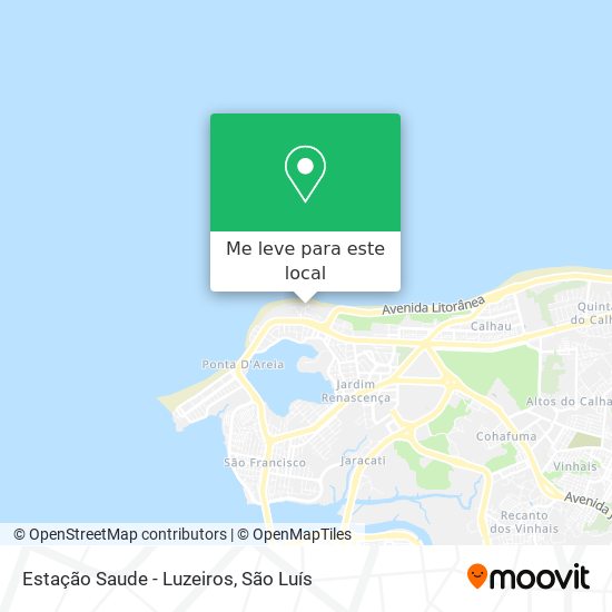 Estação Saude - Luzeiros mapa
