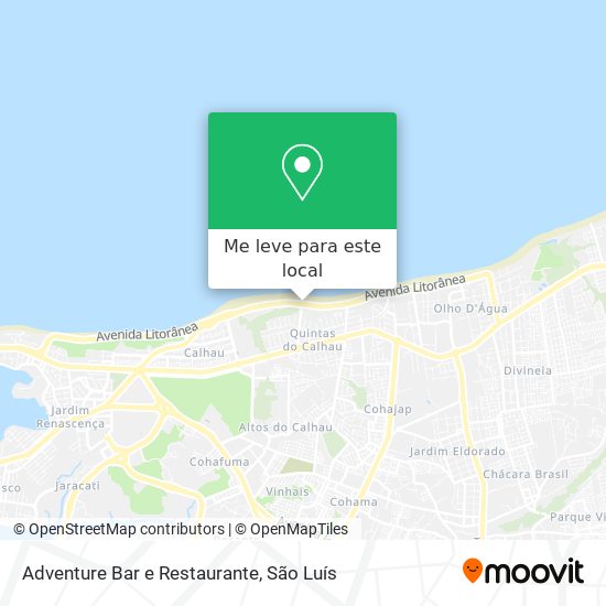 Adventure Bar e Restaurante mapa