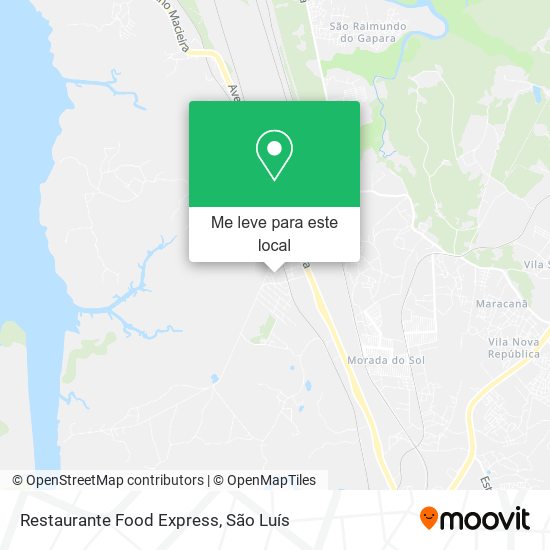 Restaurante Food Express mapa