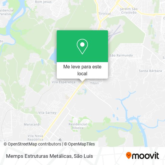 Memps Estruturas Metálicas mapa