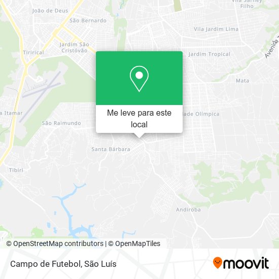 Campo de Futebol mapa