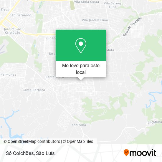 Só Colchões mapa