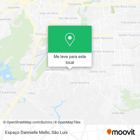 Espaço Dannielle Mello mapa