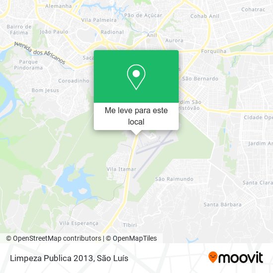 Limpeza Publica 2013 mapa