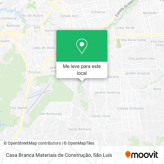 Casa Branca Materiais de Construção mapa