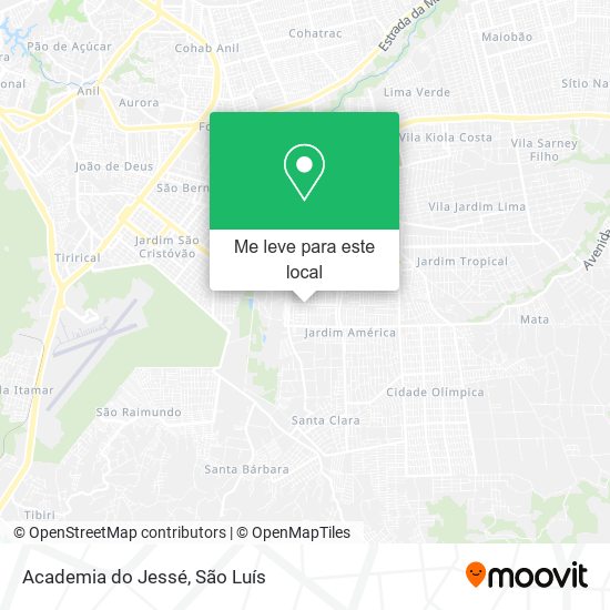 Academia do Jessé mapa