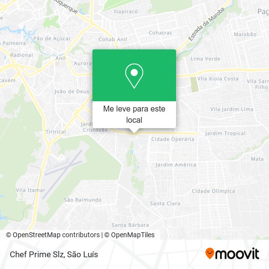 Chef Prime Slz mapa