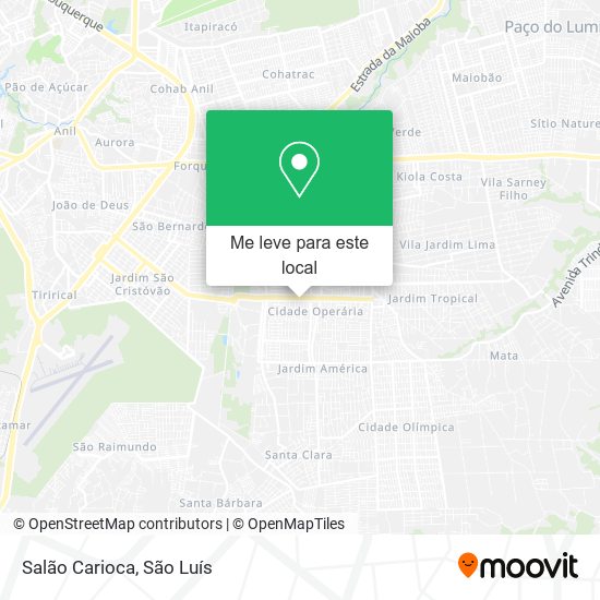 Salão Carioca mapa