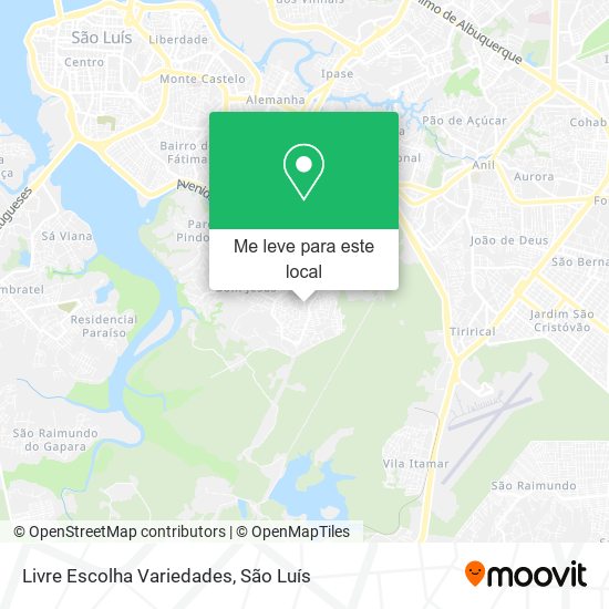 Livre Escolha Variedades mapa