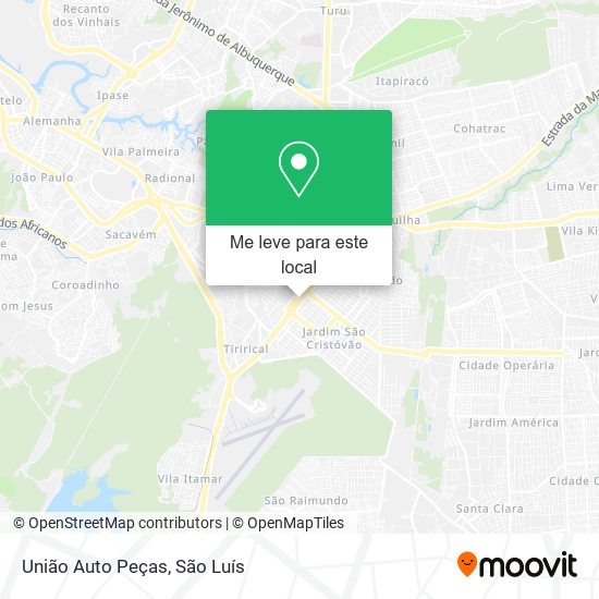 União Auto Peças mapa