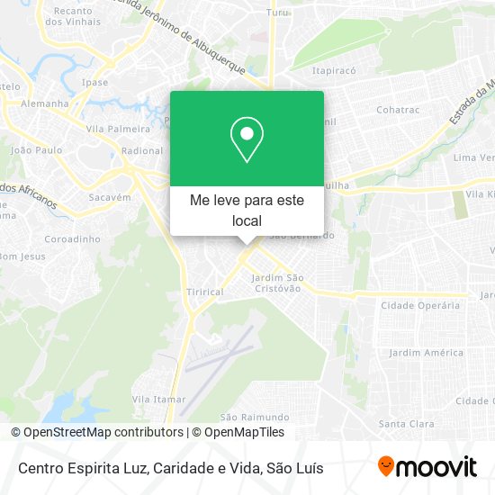 Centro Espirita Luz, Caridade e Vida mapa