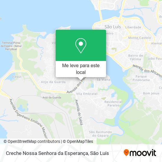 Creche Nossa Senhora da Esperança mapa