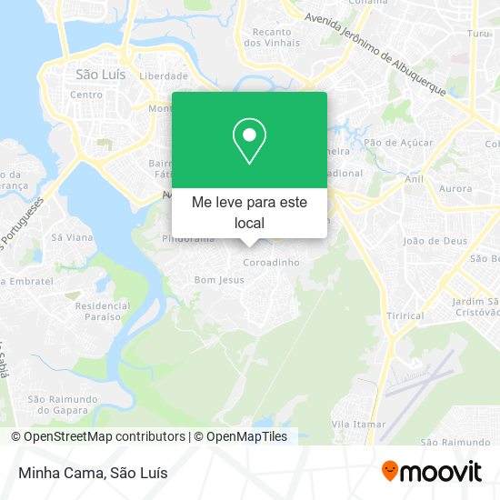 Minha Cama mapa