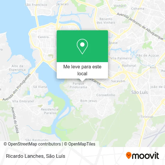 Ricardo Lanches mapa
