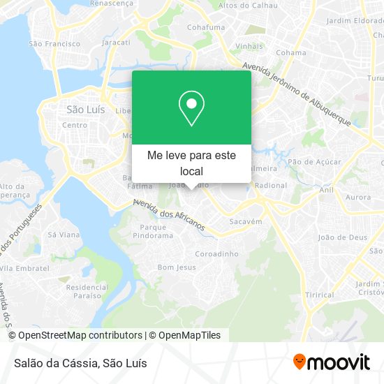 Salão da Cássia mapa