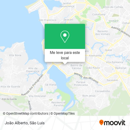 João Alberto mapa