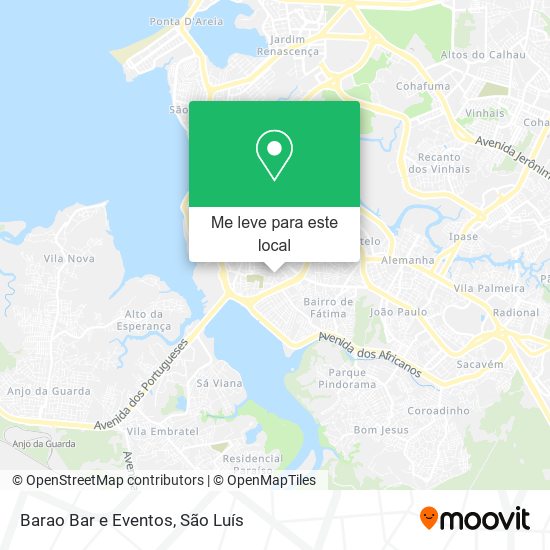 Barao Bar e Eventos mapa