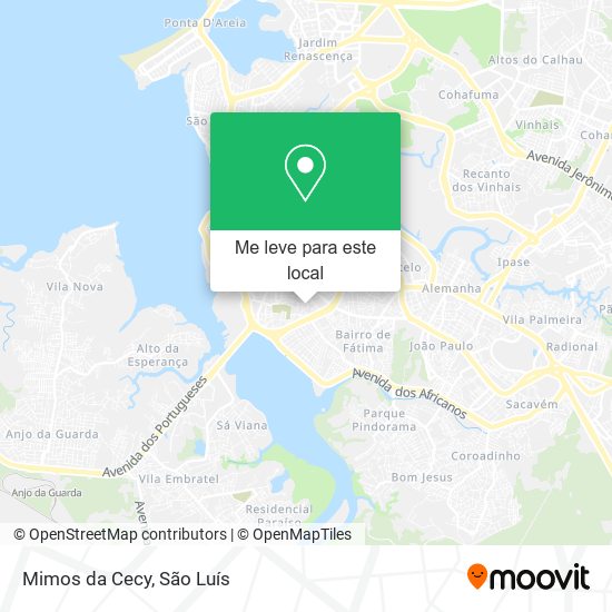 Mimos da Cecy mapa