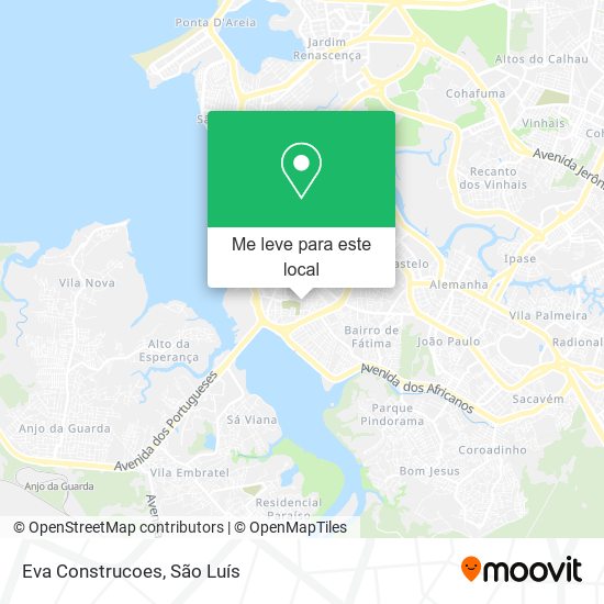 Eva Construcoes mapa