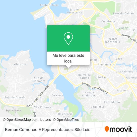 Beman Comercio E Representacoes mapa