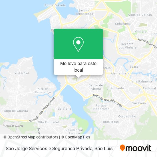 Sao Jorge Servicos e Seguranca Privada mapa