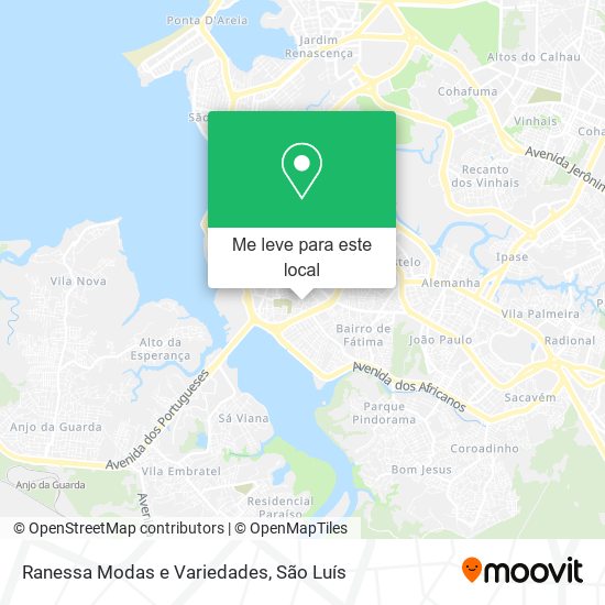 Ranessa Modas e Variedades mapa