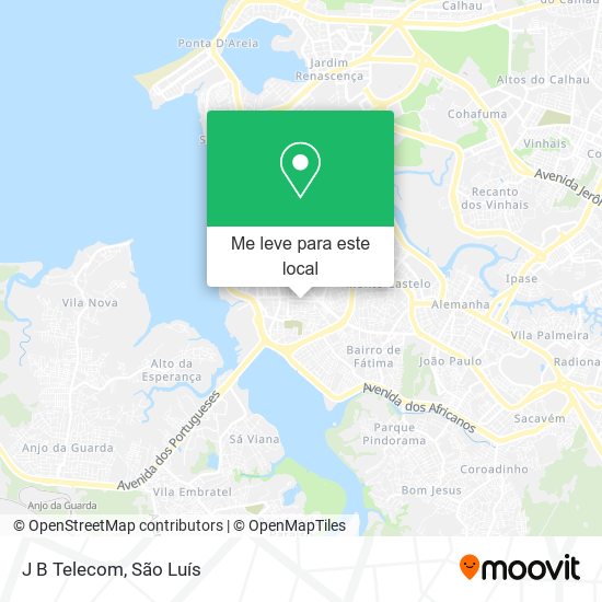 J B Telecom mapa