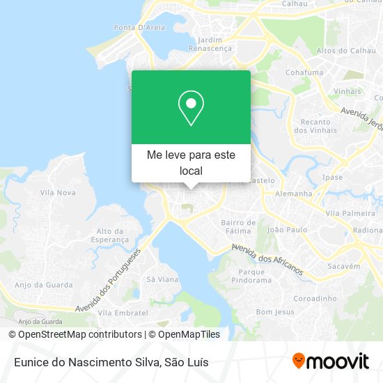 Eunice do Nascimento Silva mapa