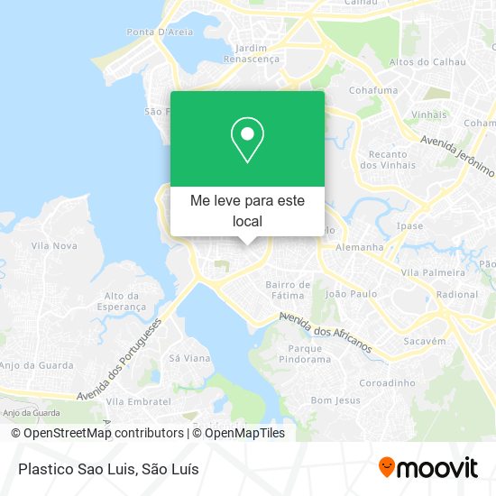 Plastico Sao Luis mapa