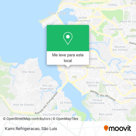 Kami Refrigeracao mapa