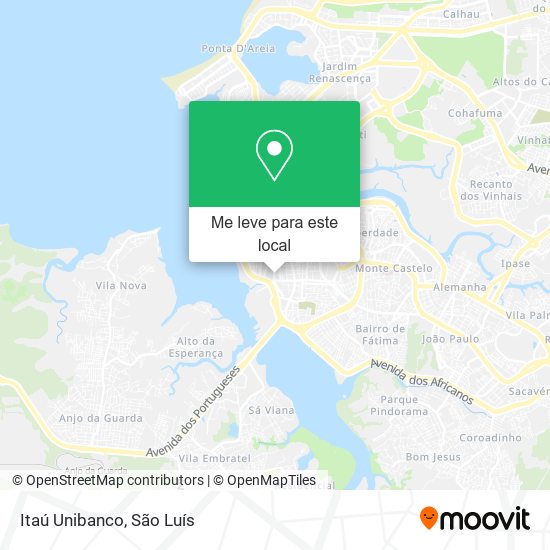 Itaú Unibanco mapa