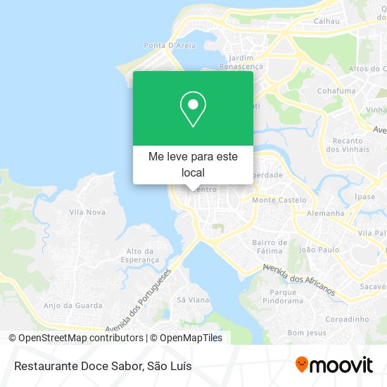 Restaurante Doce Sabor mapa