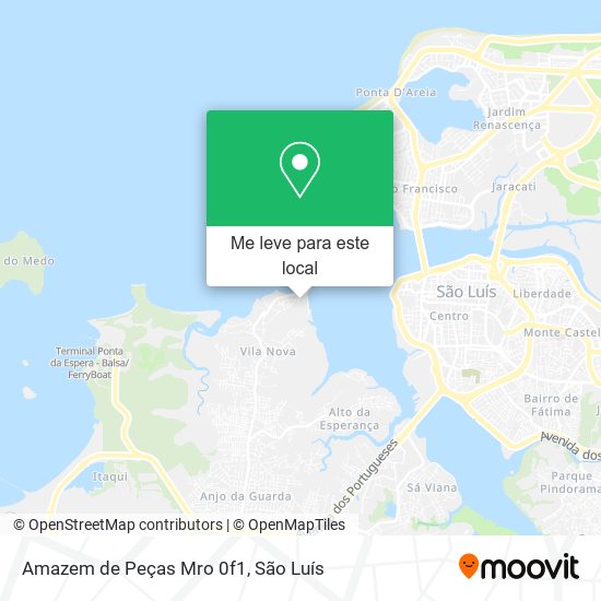 Amazem de Peças Mro 0f1 mapa