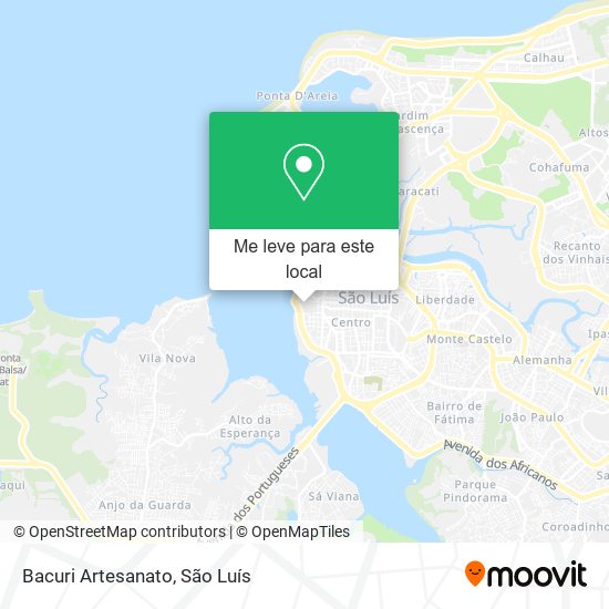Bacuri Artesanato mapa