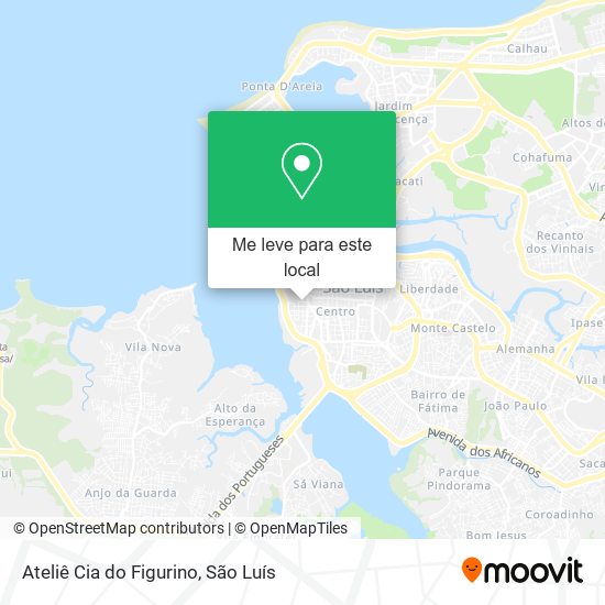 Ateliê Cia do Figurino mapa
