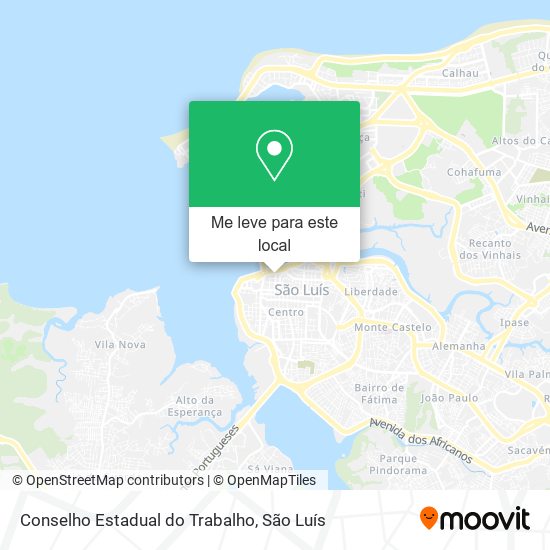 Conselho Estadual do Trabalho mapa