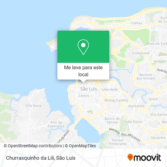 Churrasquinho da Lili mapa