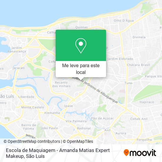 Escola de Maquiagem - Amanda Matias Expert Makeup mapa