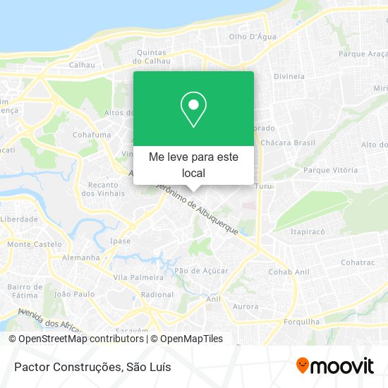 Pactor Construções mapa