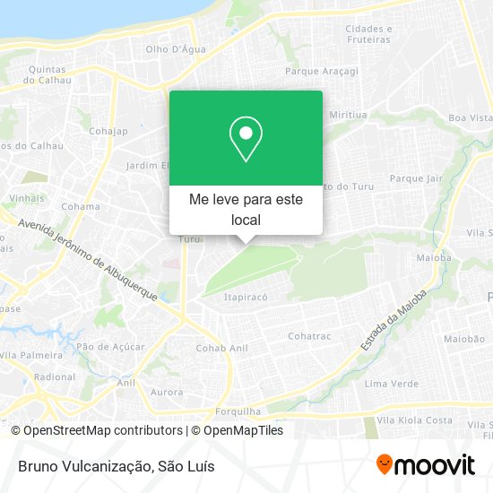 Bruno Vulcanização mapa