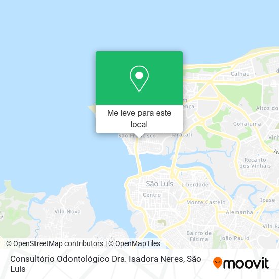 Consultório Odontológico Dra. Isadora Neres mapa