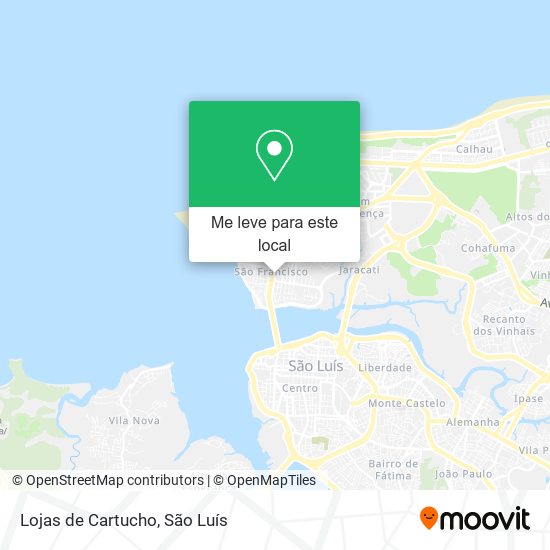 Lojas de Cartucho mapa