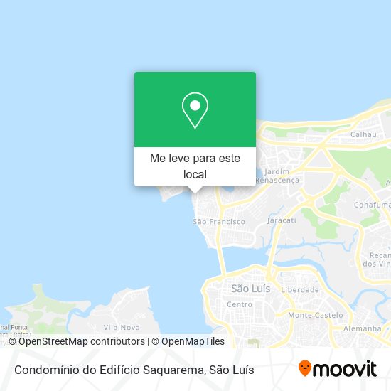 Condomínio do Edifício Saquarema mapa