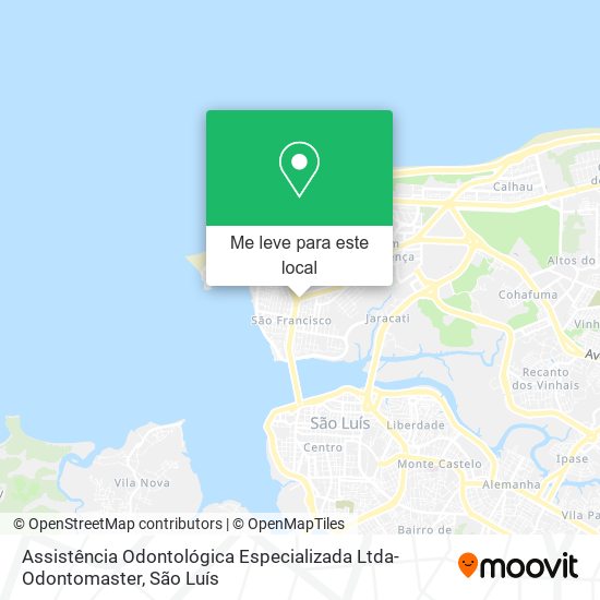 Assistência Odontológica Especializada Ltda-Odontomaster mapa