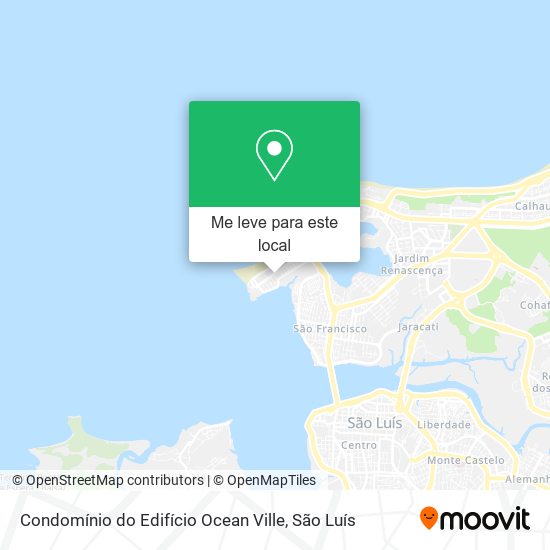 Condomínio do Edifício Ocean Ville mapa