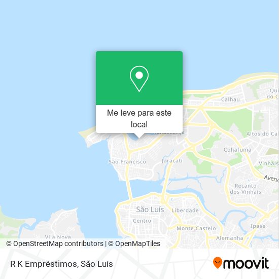 R K Empréstimos mapa