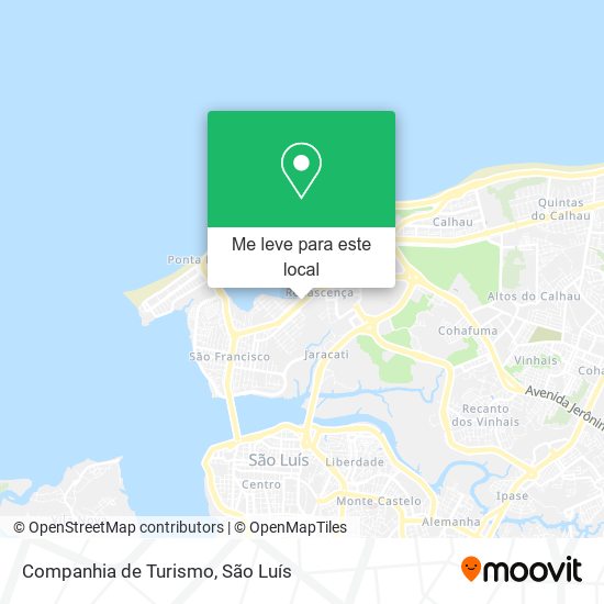 Companhia de Turismo mapa